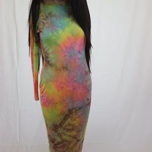 Custom tye dye dress